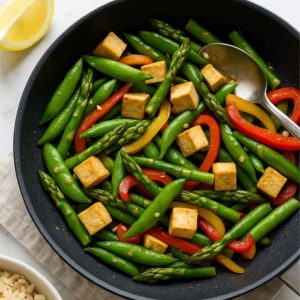 Spring Veggie Stir-Fry with Tofu